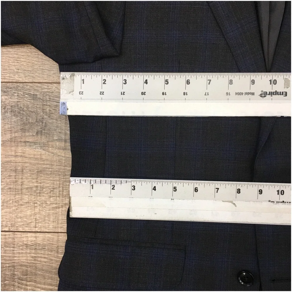 CALVIN KLEIN Mens Blazer Sport Coat Casual‎ Jacket Size 38R Slim Fit Wool Suit